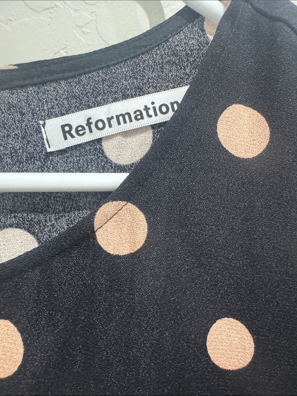 Reformation Polka Dot Midi Dress - Picture 6 of 7